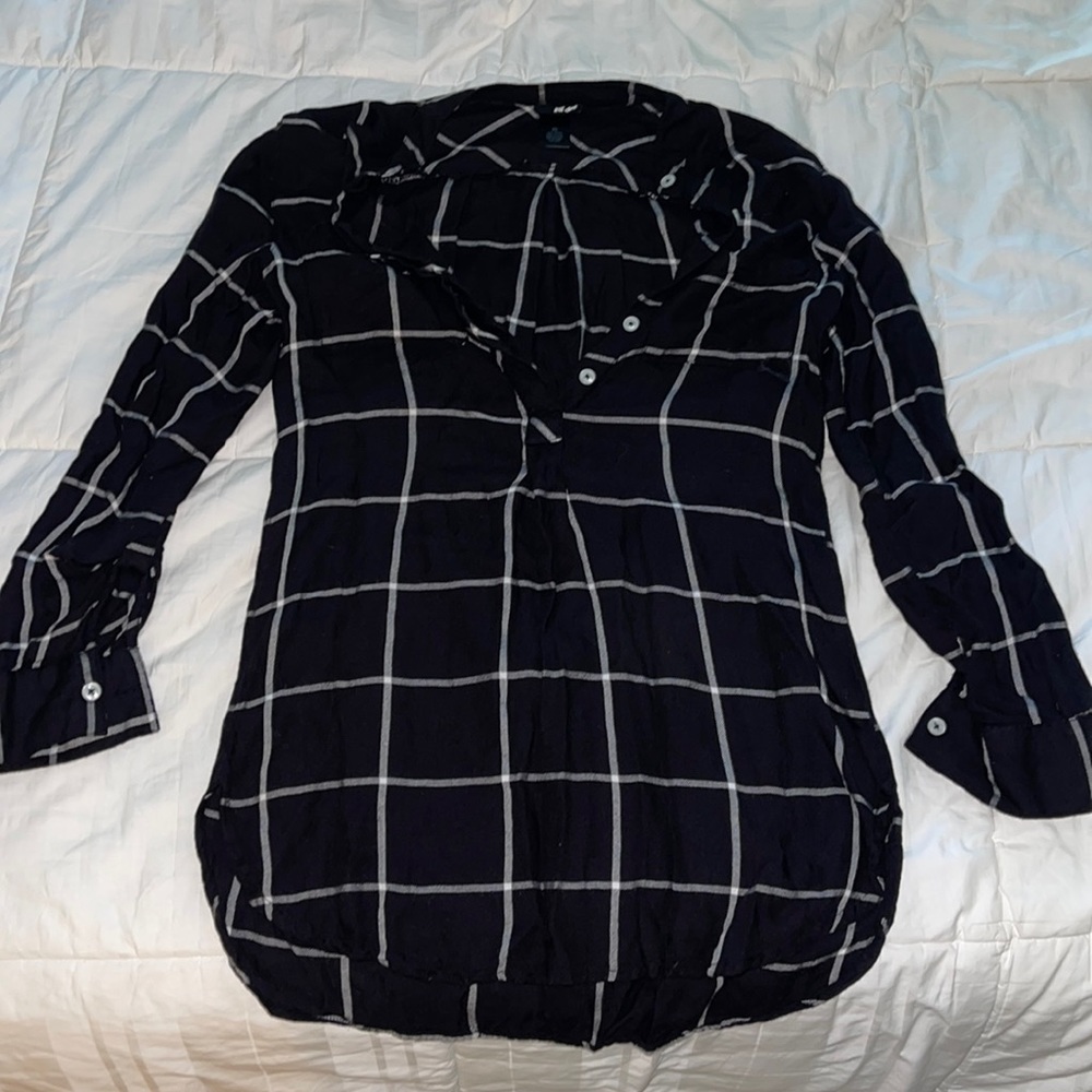 Quarter button down flannel